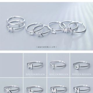 Nhẫn chữ size 13-18