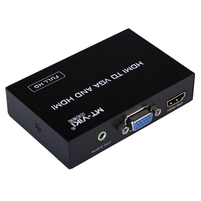 Bộ chuyển đổi HDMI to VGA + HDMI + Audio MT-VIKI MT-HV03