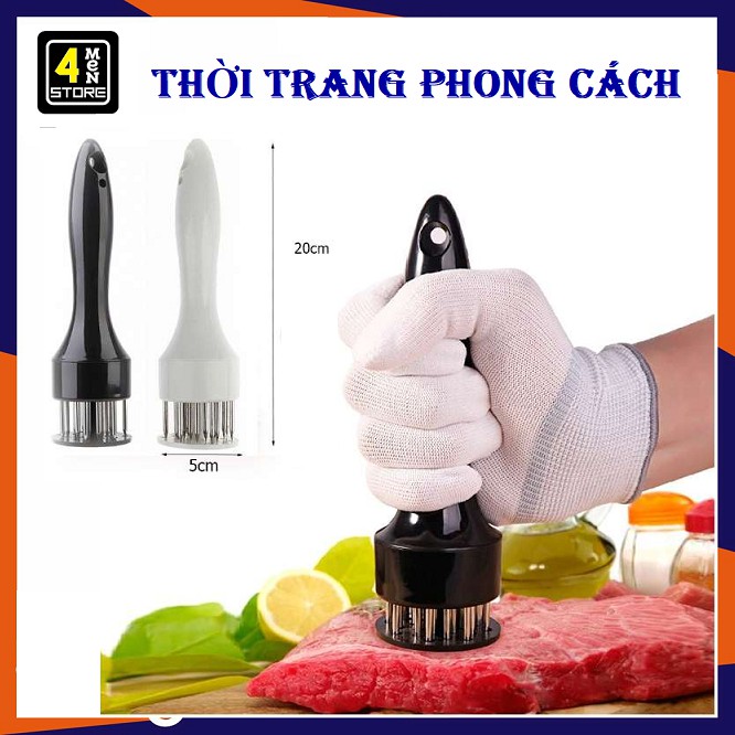 Dụng Cụ Làm Mềm Thịt Meat Tenderizer Đa Năng -  Dụng cụ làm mềm thịt, châm bì và chân đế bánh pizza ⚡