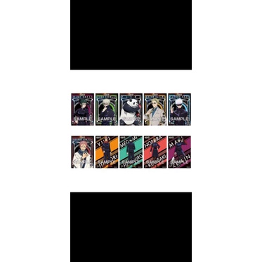 THẺ NHÂN PHẨM JJK- CLEAR / METAL CARD Jujutsu Kaisen vol1/ Pack nhân phẩm Jujutsu Kaisen