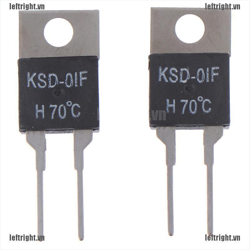 Set 2 Công Tắc Cảm Biến Nhiệt Độ KSD-01F 70 Degc
