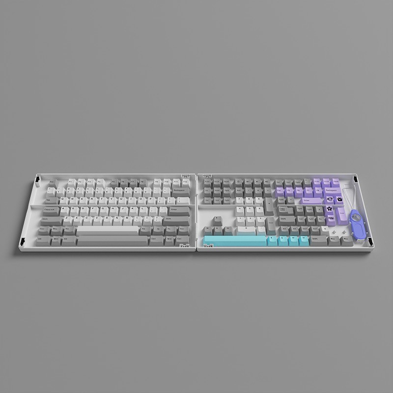 [Mã ELHAMS5 giảm 6% đơn 300K] Set keycap AKKO Silent (PBT Double-Shot/Cherry profile/157 nút)