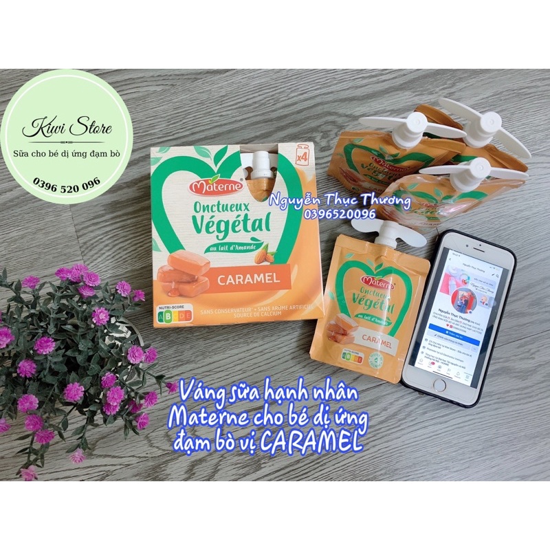 Váng sữa Hạnh Nhân Materne cho bé dị ứng đạm bò 85g