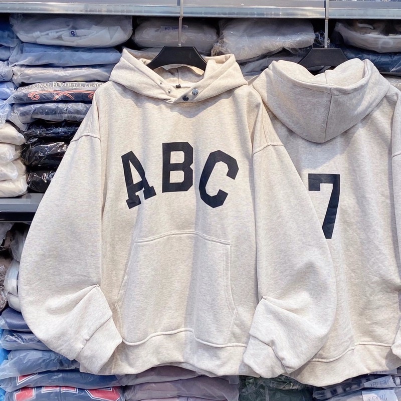 Áo Khoác Hoodie Nỉ Unisex ABC HOT2021 ulzzang NBC