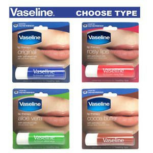 Vaseline son dưỡng môi căng bóng hết nứt nẻ dạng thỏi 4.8g có màu Tự nhiên và màu Hồng phớt