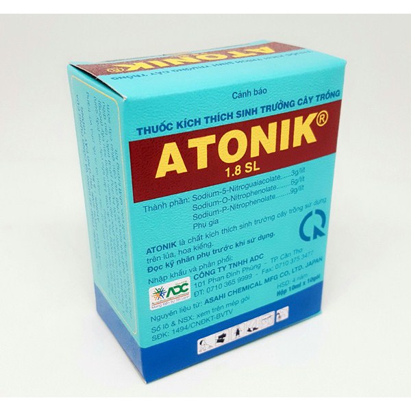 Phân bón lá  Atonik  kích thích tăng trưởng gói 10ml Hộp 10 gói