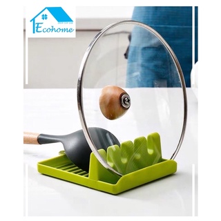 Ecohome Khay đựng thìa, hứng nước nắp nồi hình vuông