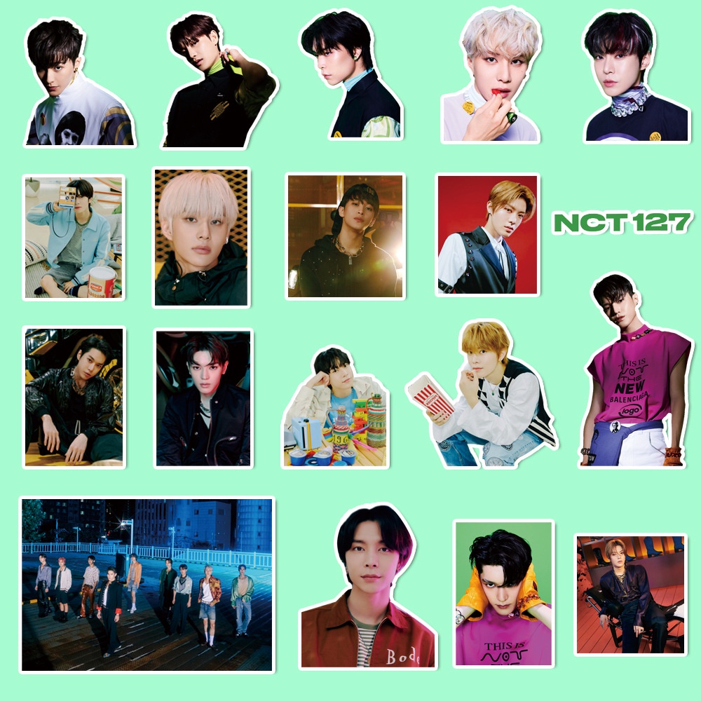 Miếng dán trang trí điện thoại/laptop hình album JAEHYUN JAEMIN DOYOUNG NCT127
