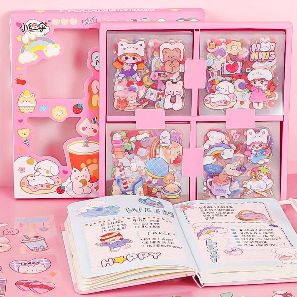 Miếng Dán Trang Trí Album Họa Tiết Hoạt Hình DIY