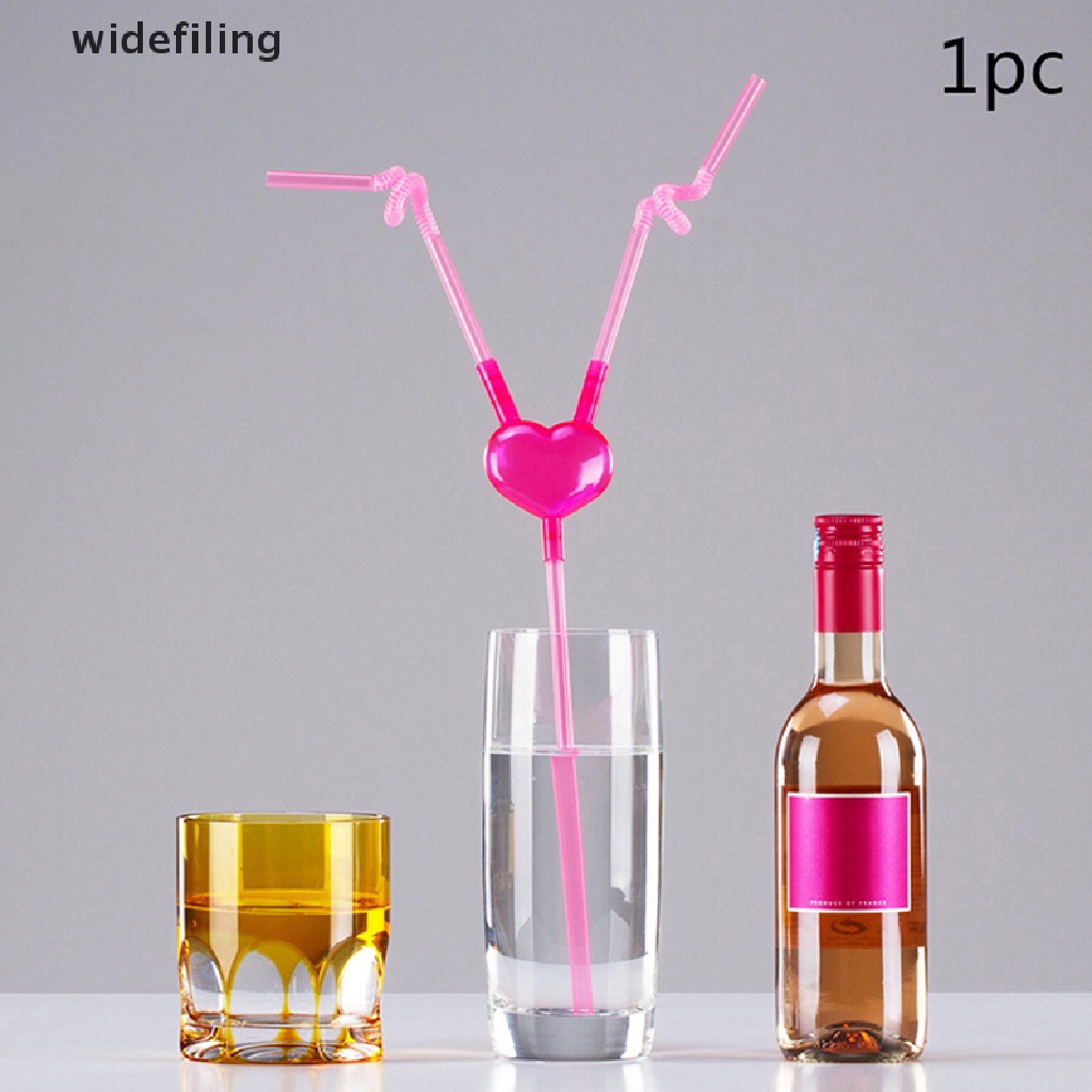 Ống hút dẻo kiểu trái tim độc đáo