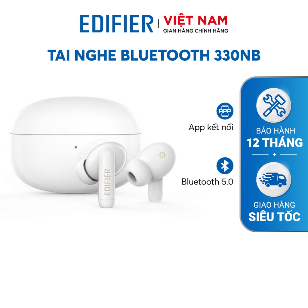 Tai nghe Bluetooth 5.0 EDIFIER TWS 330NB-Bản quốc tế mới nhất-Thời gian hoạt động 20 giờ