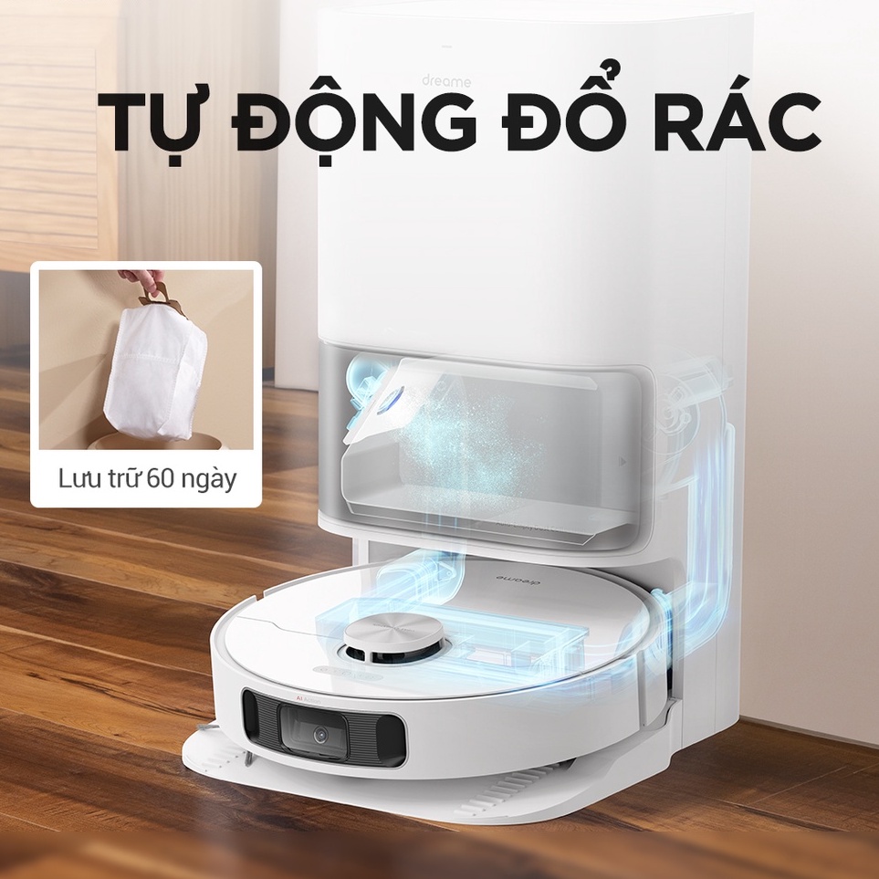 Robot lau sàn hút bụi tự làm sạch Dreame Bot L10s Ultra SE/L10 Ultra/L10s Ultra