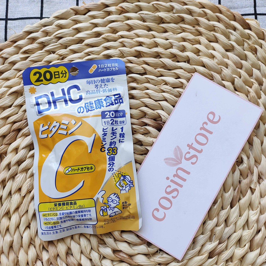 Viên uống DHC Bổ sung Vitamin C Nhật Bản Gói 40 Viên Dùng 20 Ngày