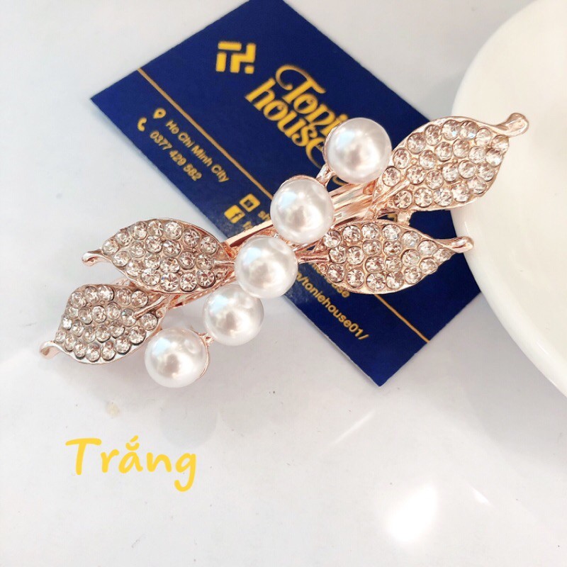 Kẹp tóc đuôi đính đá cao cấp cho nữ