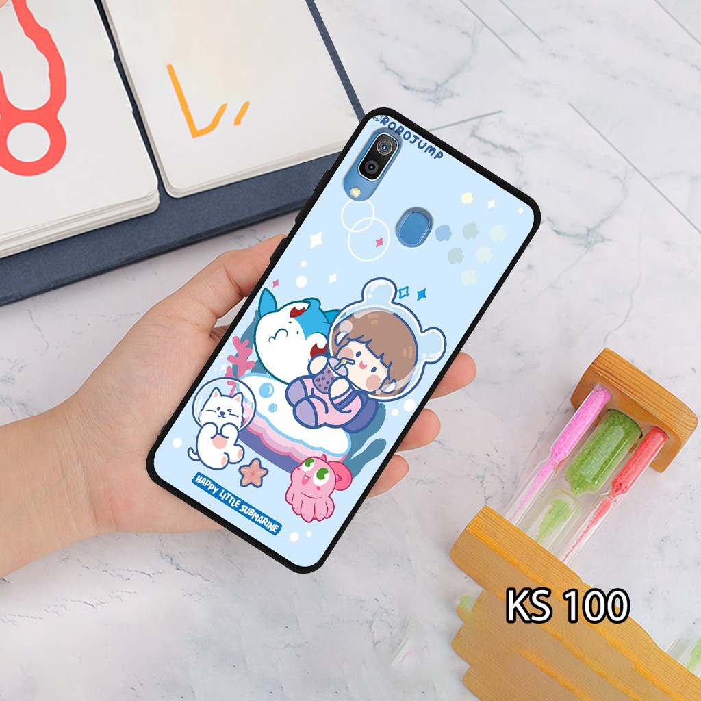 Ốp lưng SamSung A10/A20/A30/A40 in hình Roro Jump siêu đáng yêu, độc, lạ_KINGSTORE.HN_Ốp SS A10/A20/A30/A40