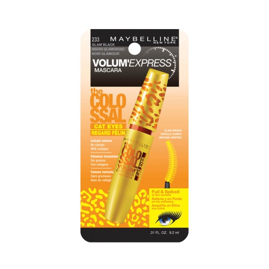 Mascara Maybelline New York The Colossal Cat Eyes Volum Express chuốt mi bền màu không trôi 10ml