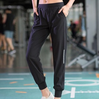 /-rose Quần jogger lưng thun vải dù, hàng Quảng Châu