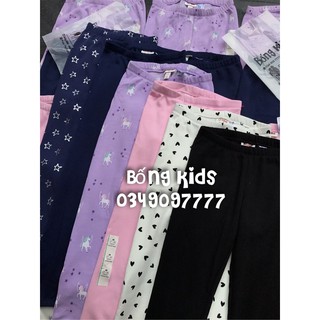 Quần Legging Bé Gái Lót Lông