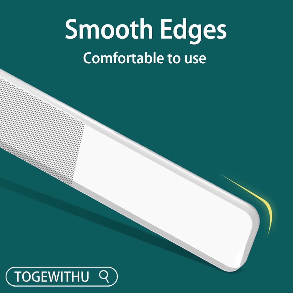 TOGEWITHU Cây Giũa Móng Tay Chuyên Nghiệp Bằng Kính Nano Chất Lượng Cao