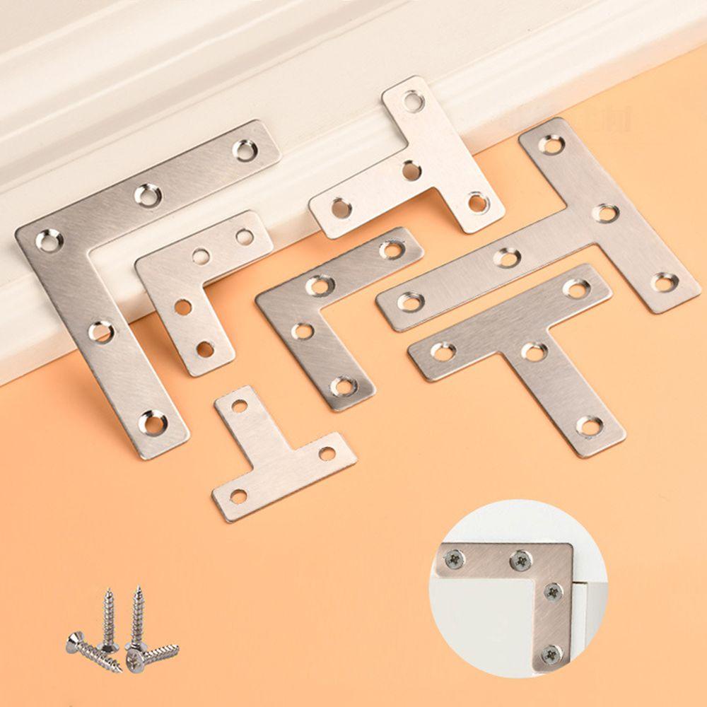 Set 10 Phụ Kiện Cố Định Góc Cạnh Bằng Thép Không Gỉ