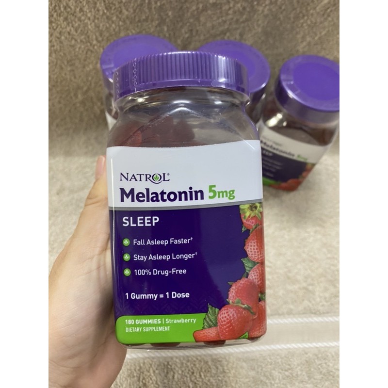 Viên kẹo ngủ Natrol Melatonin