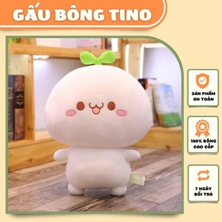 Gấu Bông Rau Mầm TINO Cute Giá Rẻ Cho Bé Ôm Ngủ Quà Tặng Mini Size 35cm
