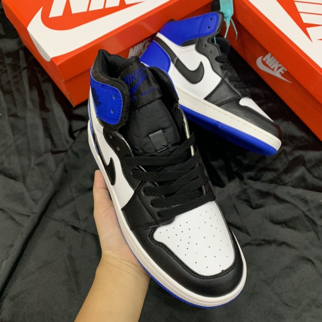 (Fullbox+bill) Giầy Jordan 1 đen xanh cao cổ hàng siêu đẹp | BigBuy360 - bigbuy360.vn