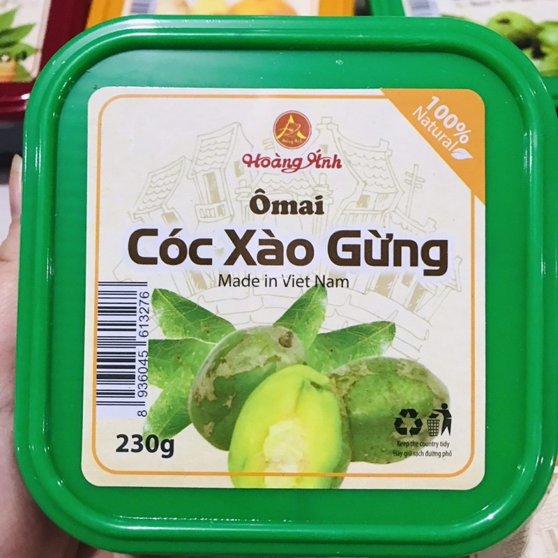 Ô Mai Hoàng Ánh HỘP VUÔNG 230g - 9 VỊ