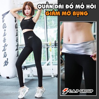 Quần giảm mỡ bụng dáng dài sinh nhiệt đổ mồ hôi tan mỡ bụng giảm eo Born Uncommon hiệu quả hơn khi tập Gym và Thể thao