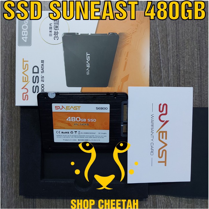 Ổ cứng SSD SunEast 480GB/240GB/120GB nội địa Nhật Bản – CHÍNH HÃNG – Bảo hành 3 năm – Tặng cáp dữ liệu Sata 3.0