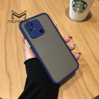 Ốp điện thoại chống sốc không lưu dấu vân tay màu trơn thời trang cho Xiaomi Mi Redmi 10 5G 10C 10A 9T 9 9A 9C Note 9 9s 6 4 4X Pro