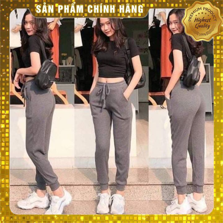 Quần jogger ⚡️GIÁ SIÊU RẺ ⚡️ Quần len tắm ống bo chân form rộng thể thao thoải mái vô cùng cá tí