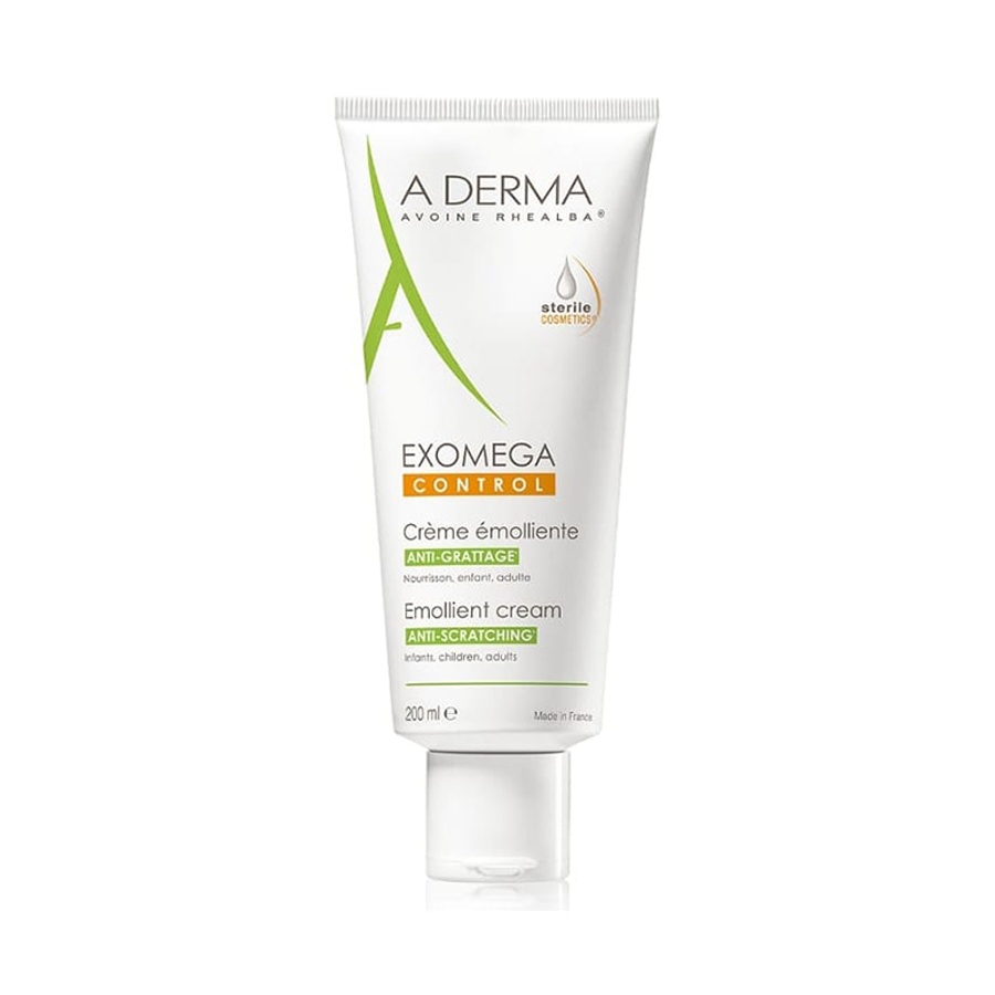 Kem dưỡng cho da cơ địa, da khô A-DERMA EXOMEGA CONTROL Cream 50ml/ 200ml [NHẬP KHẨU CHÍNH HÃNG 100%]