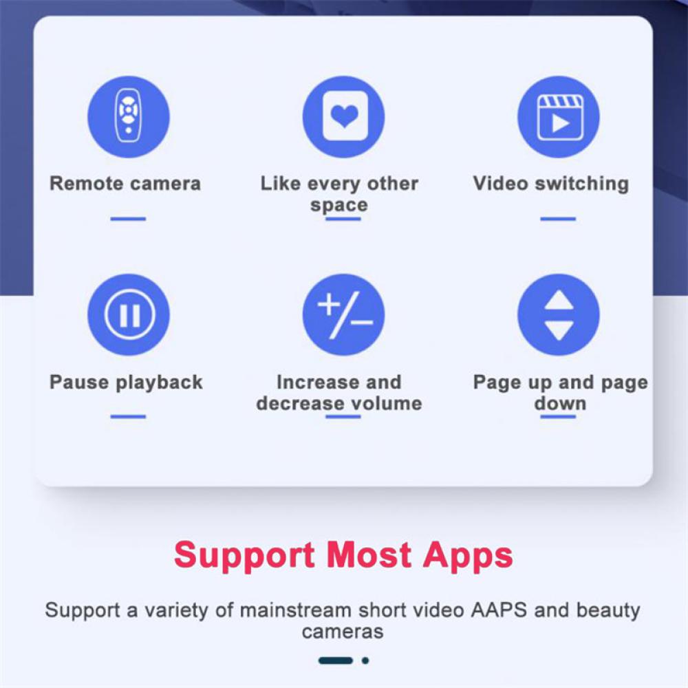Bộ Điều Khiển Từ Xa Không Dây Bluetooth Có Thể Sạc Lại Được Cho Điện Thoại / Máy Ảnh Selfie T9Z5
