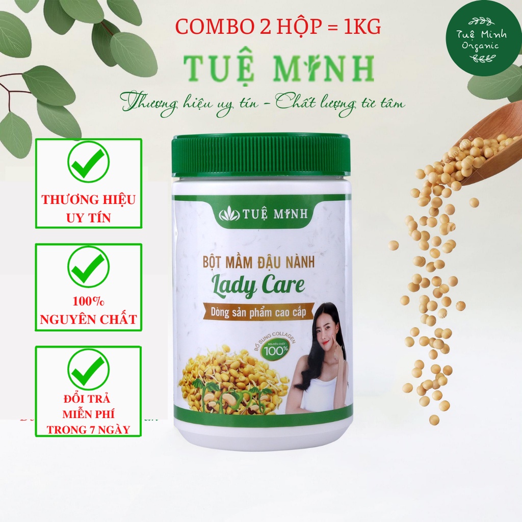 1KG Mầm Đậu Nành Tuệ Minh Cao Cấp - Đẹp Dáng , Sáng Da, Săn Chắc Vòng 1