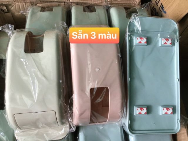 Hộp Đựng Túi Rác, Bọc Nilong Ngăn Nắp ( Nữa Hình Tròn)