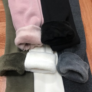 Quần legging lót lông xuất hàn