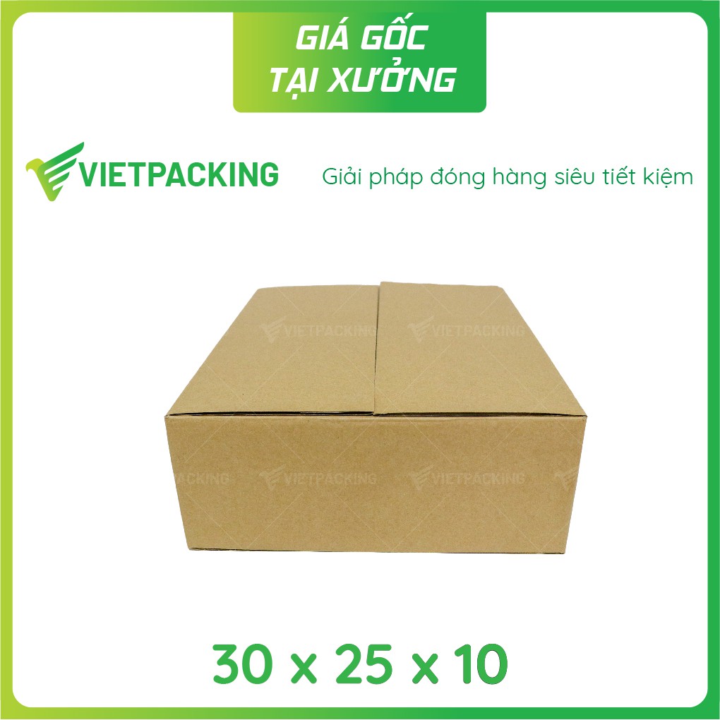 [GIÁ SẬP SÀN] 20 hộp carton đựng quần áo size 30x25x10 siêu sang