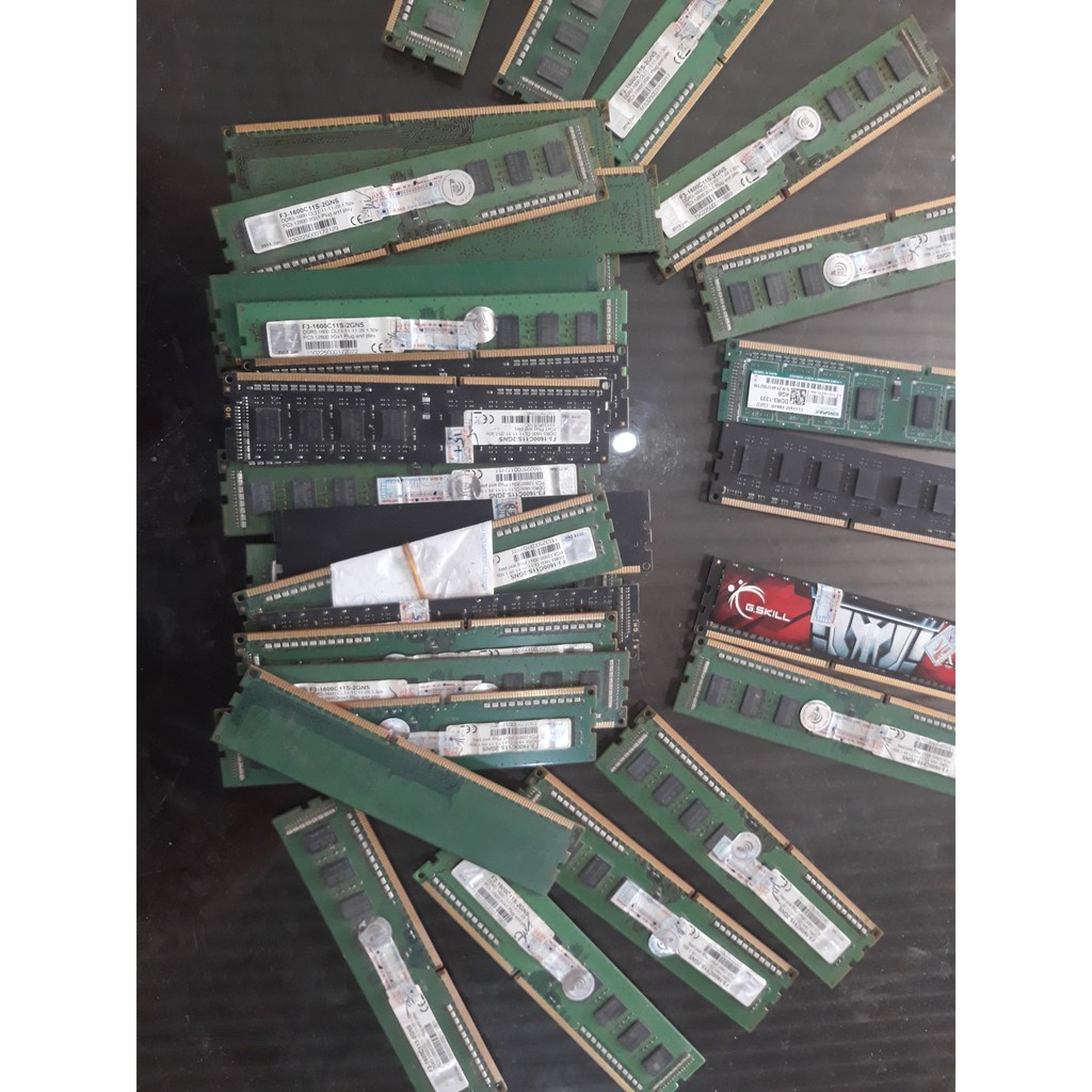 Ram PC DDR3 2GB BUS 1600 chính hãng, dành cho máy tính bàn hãng Kingston, Samsung, Kingmax, Gskill