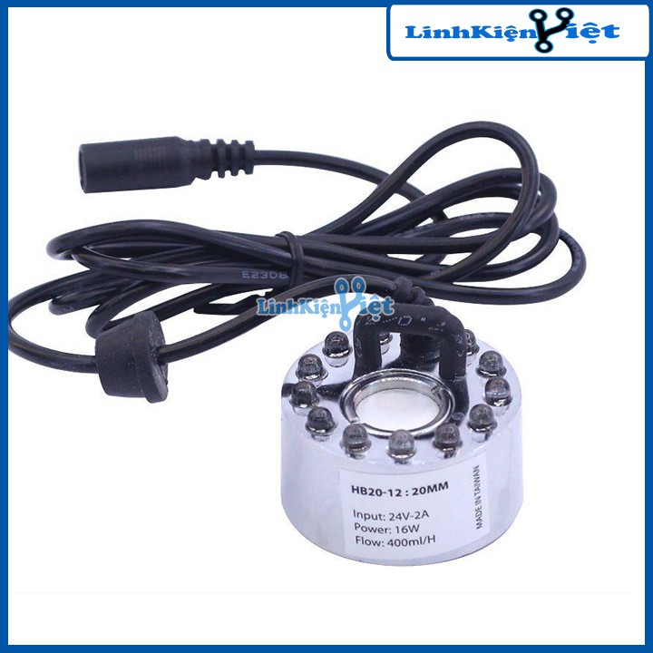 Động Cơ Phun Sương HB20-12 20mm 24VDC 16W 400ml/h V1 ( BH : 1 tháng )