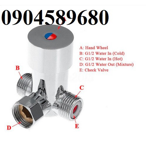 Van trộn nước nóng lạnh cho vòi cảm ứng TECHOME A202, van trộn nước nóng lạnh cho vòi cảm ứng giá rẻ
