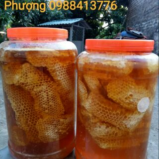 0.5kg Mật ong rừng nguyên sáp hảo hạng