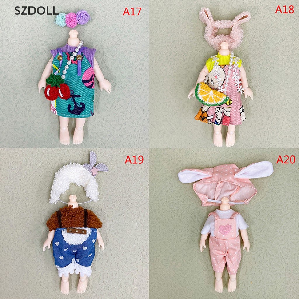 Bộ Đồng Phục Thời Trang Dành Cho Búp Bê 16-17cm Ob11 1 / 8 Bjd