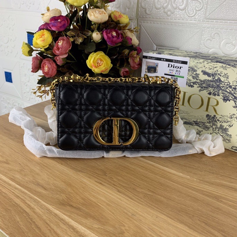 Túi xách Dior Caro màu đen size 20cm