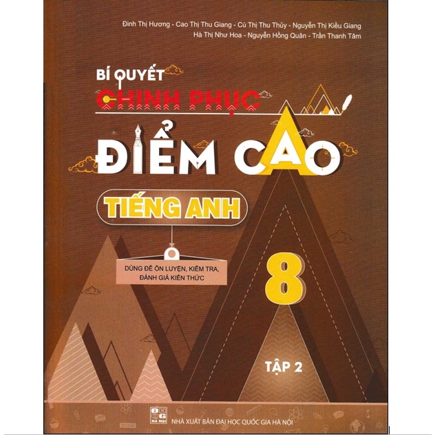 Sách - Combo Bí Quyết Chinh Phục Điểm Cao Tiếng Anh 8 (Tập 1+Tập 2)