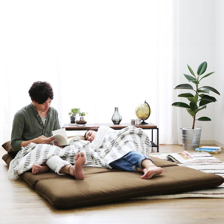 Giường bệt tatami giường sofa gấp thành ghế tựa lưng nằm ngủ thư giãn 200x150cm