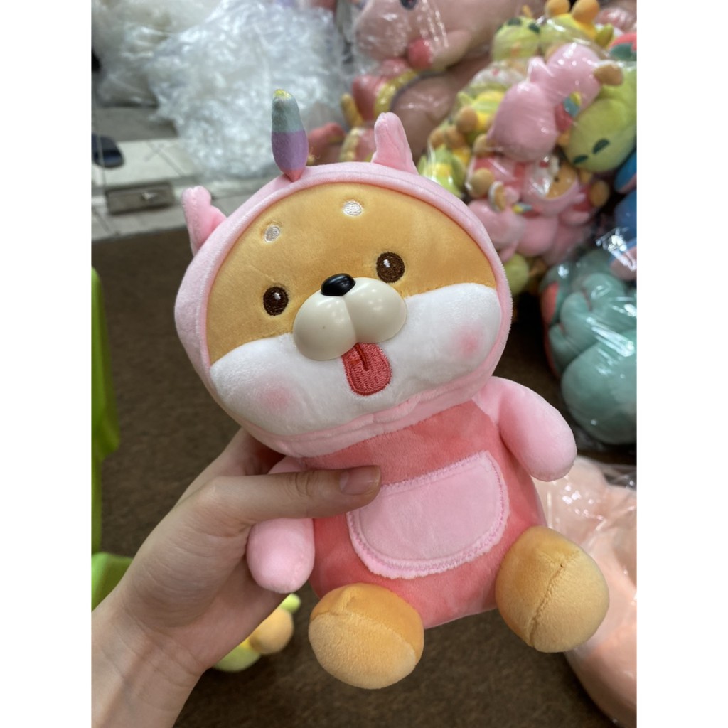 Gấu bông chó shiba cosplay dễ thương kích thước 20cm NEOCI