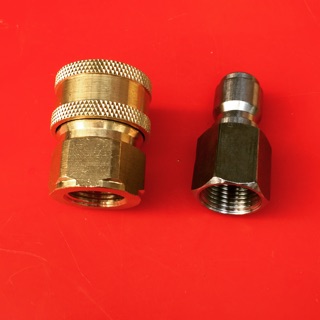 Khớp nối nhanh chống xoắn dây 3/8 dùng cho máy xịt rửa áp lực cao dùng súng có khớp nối nhanh zen 15