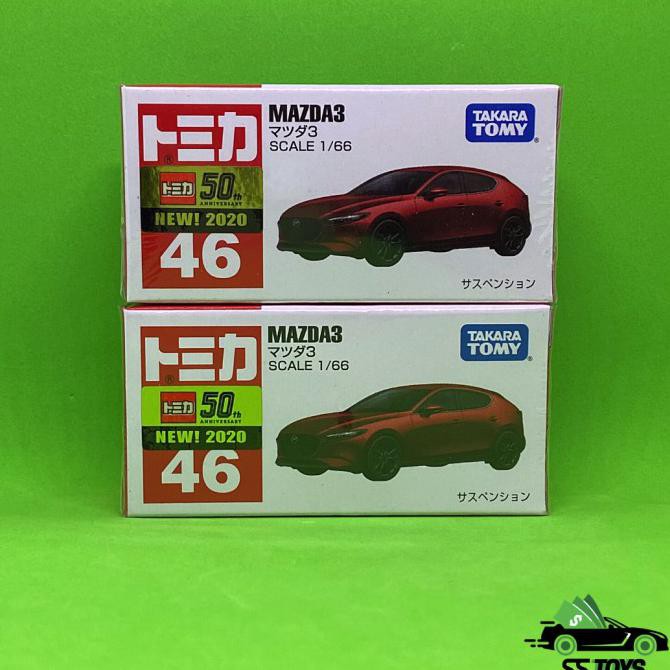 TOMICA Miếng Dán Trang Trí Xe Hơi Mazda 3 No. 46 (2020) Mã 010