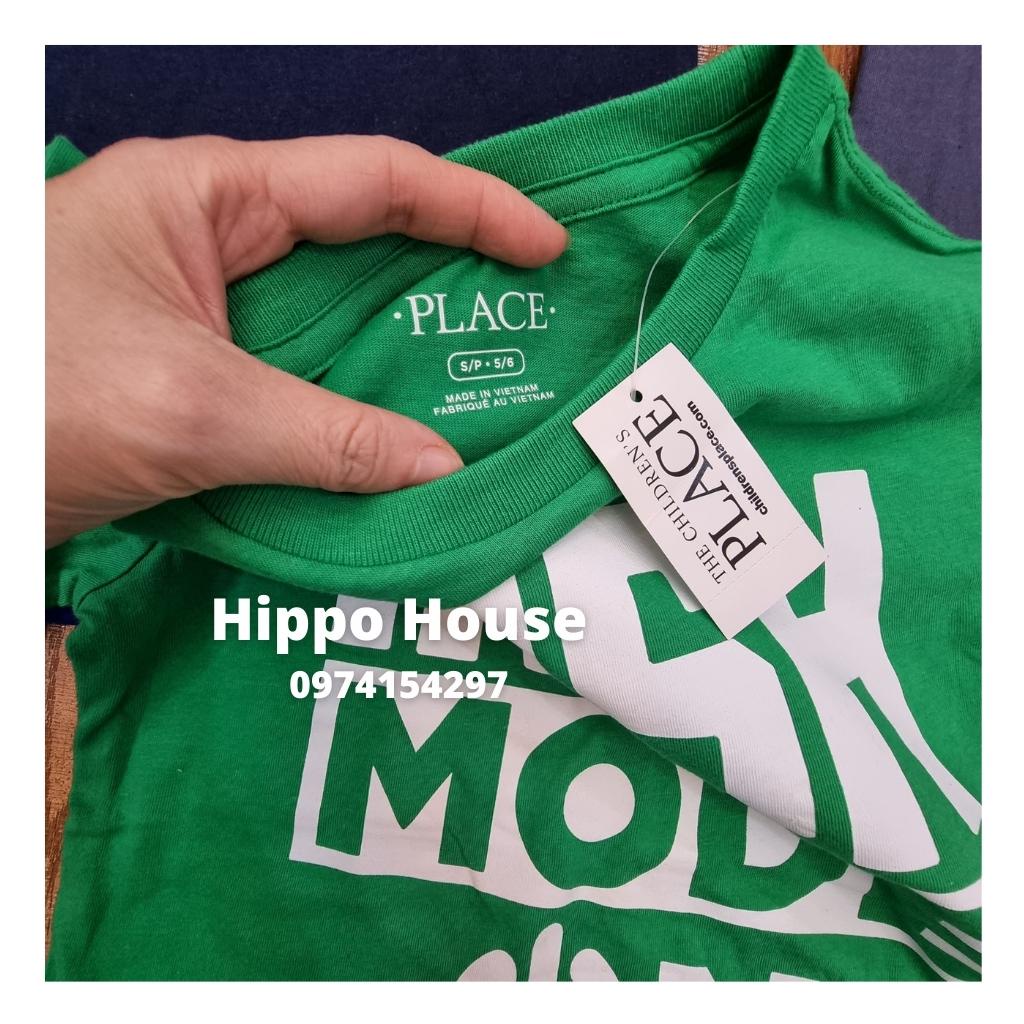 Áo Phông Áo Thun Cộc Tay bé Trai Size Đại Xuất Dư Cotton Mềm Mịn Mỏng Mát Hippo House